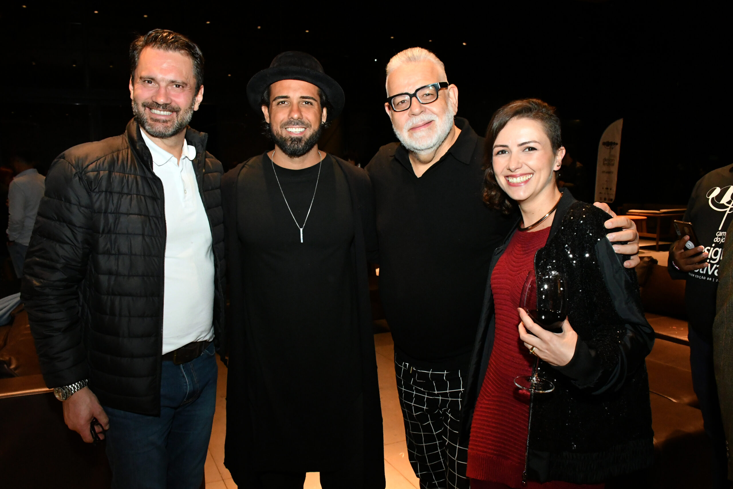 Marcio Magnus, Rapha Preto, Ricardo Rossi e Natasha Schlobach