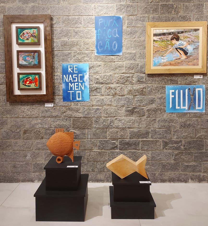 Obras de Leonardo Alencar pontuam o fluxo das águas