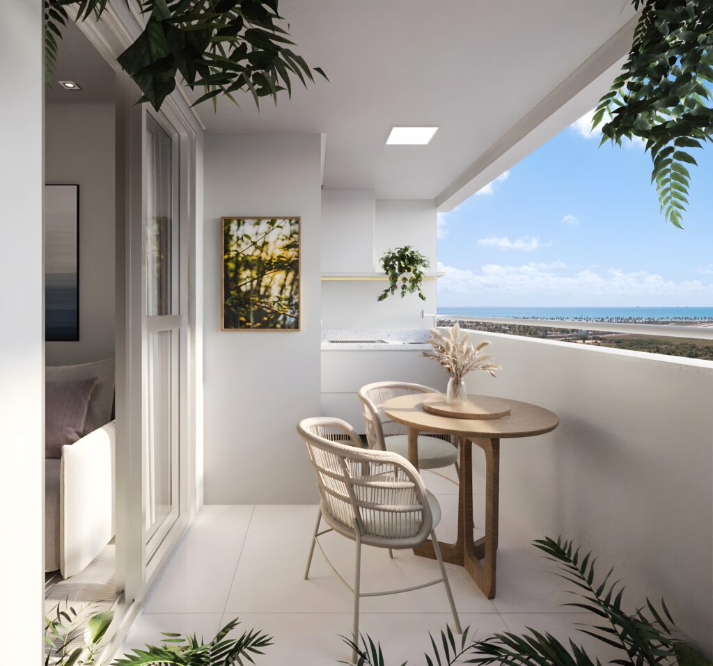 Varandas gourmet com churrasqueira ganham espaço em apartamentos compactos