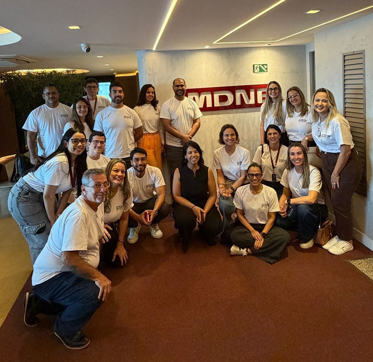 Os corretores foram recepcionados por Lígia Granja, gerente de mkt de Produtos da MDNE